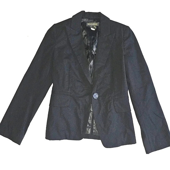 Banana Republic Silk Lined Blazer - Picture 1 of 5